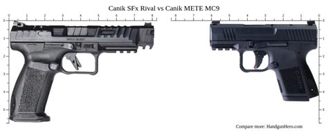 Canik Tp9sf Vs Canik Mete Mc9 Size Comparison Handgun Hero