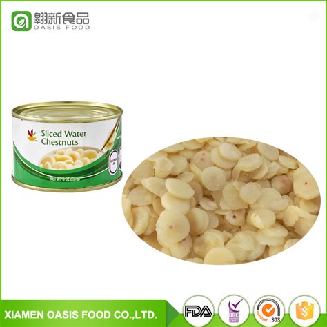 Canned Sliced Water Chestnuts Oasis Food