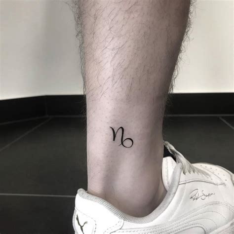 Capricorn Sign Symbol Tattoo