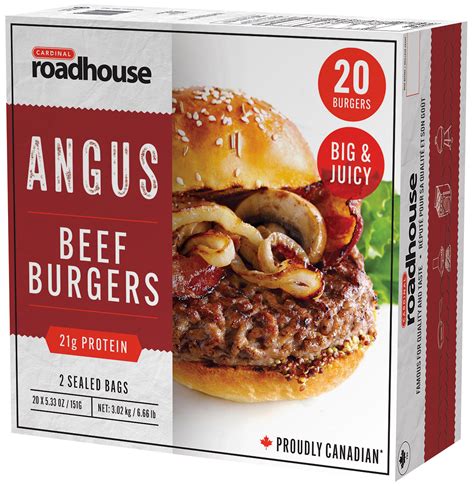 Cardinal Roadhouse Angus Beef Burgers