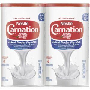 Carnation Non Fat Dry Milk 2 Pack 65 Oz 4 06 Lbs Costco Food Database