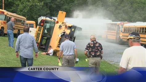 Carter County Schools Organize Mock School Bus Crash Look To Practice Safety Carter County Schools Organize Mock School Bus Crash Look To Practice Safety