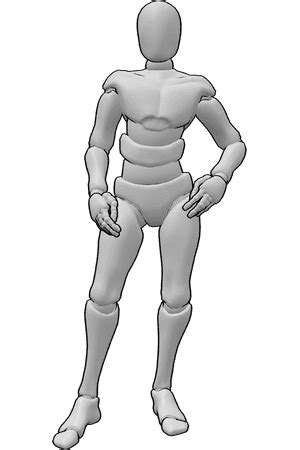 Casual Pose Reference Female Hand Hip Pose Posemy Art