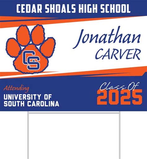 Cedar Ridge High School Class Of Yard Signs