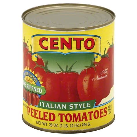 Cento Italian Whole Peeled Plum Tomatoes 35 Oz Shop Cento