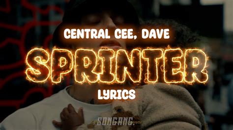 Central Cee Amp Dave Sprinter Lyrics Youtube