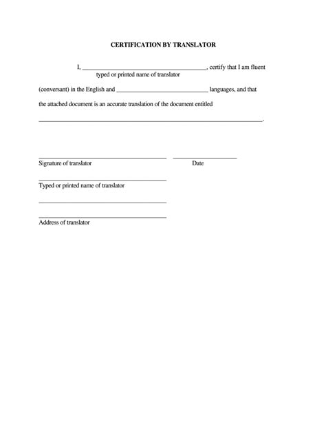 Certificate Of Translation Pdf Certificate Of Translation Pdf