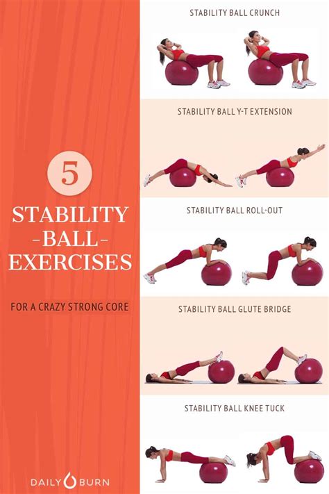 Challenging Exercise Ball Ab Workout Physioball Workout For The Core