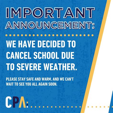 Chandler Park Academy School Closure Alert Due To The Weather