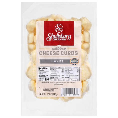 Cheddar Cheese Curd White Shullsburg Creamery
