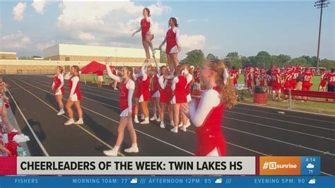 Cheerleaders Of The Week Twin Lakes High School Youtube