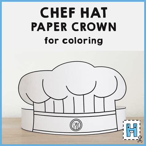 Chef Hat Coloring Page At Latoya Zell Blog