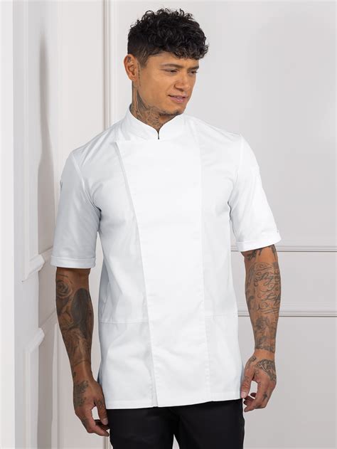 Chef Jacket Men Fabrice White Le Nouveau Chef