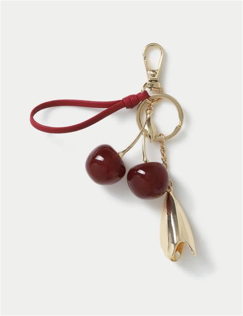 Cherry Bag Charm M Amp S M Amp S
