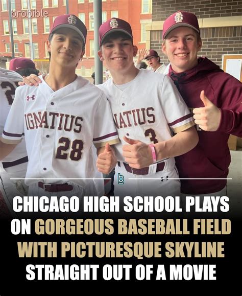 Chicago High School Plays Baseball With Best Backdrop In Sports