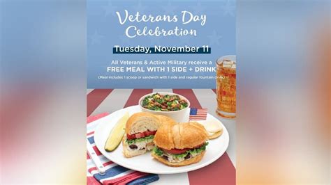Chicken Salad Chick Offers Veterans Free Meal For Veterans Day Nov 11