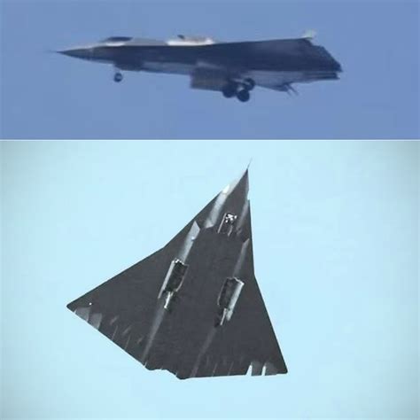 China Amp 39 S Triangular 6Th Generation Fighter Jet Possibly Captured On
