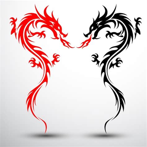 Chinese Dragon Symbol Tattoo