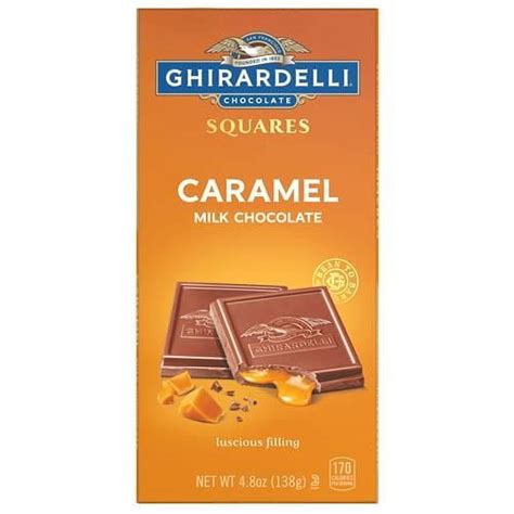 Chocolate Caramel Bars Squares More Ghirardelli