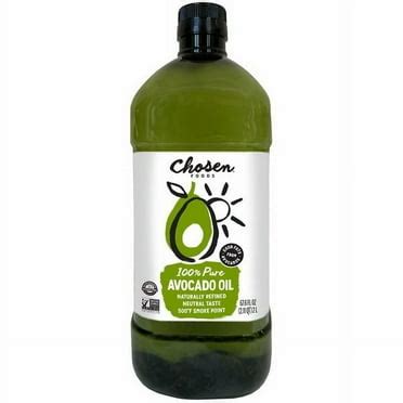 Chosen Foods 100% Pure Avocado Oil, 8.4 Fl Oz, Cold Pressed, Healthy Cooking Oil - Walmart.com Chosen Foods 100% Pure Avocado Oil, 8.4 Fl Oz, Cold Pressed, Healthy Cooking Oil - Walmart.com