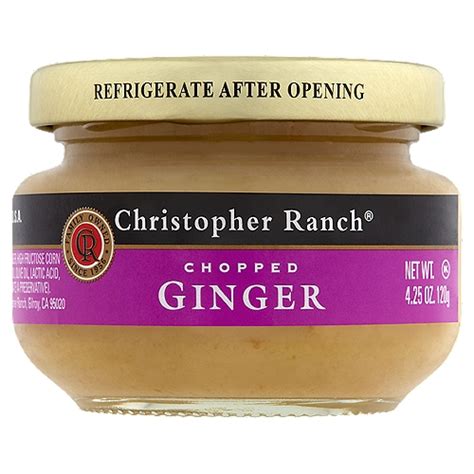Christopher Ranch Organic Chopped Ginger In Water 4 25 Oz Central
