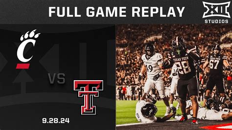 Cincinnati Vs Texas Tech Highlights 2024 Big 12 Football