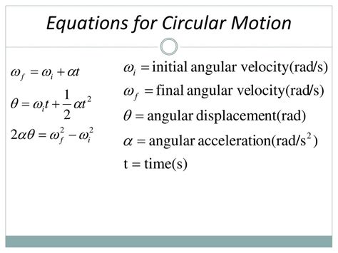 Master Circular Motion Equations: Unlock New Insights!