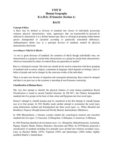 Classification Of Human Races A Review Of The Development Of Racial Classification Of Human Races A Review Of The Development Of Racial
