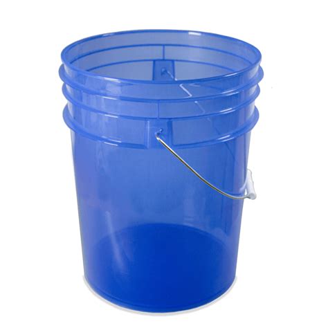 Clear Car Wash Bucket 20L 5 Gallons Blue Gamma Seal Lid Dirt Guard Ebay