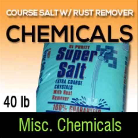 Coarse Salt W Rust Remover 40Lb Cleanersoutlet Com