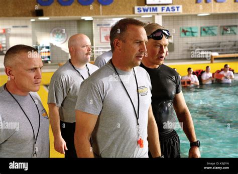 Coast Guard Instructors Ben Randall Kevin Costner Center And