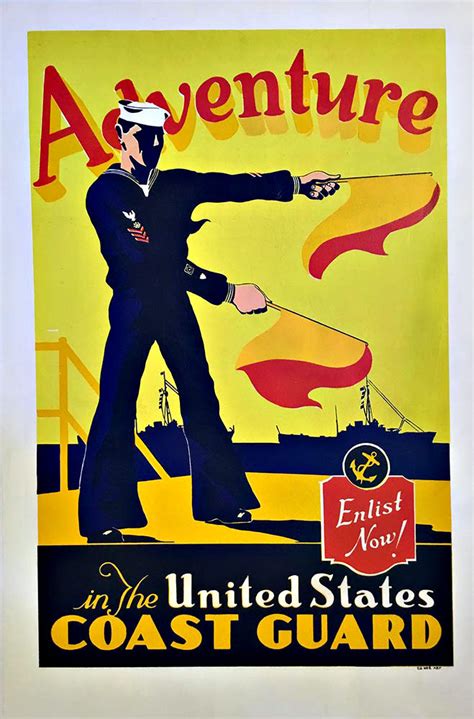 Coast Guard Recruiting Poster Modern Poster Layouts