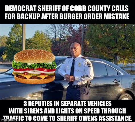 Cobb County Sheriff Burger King