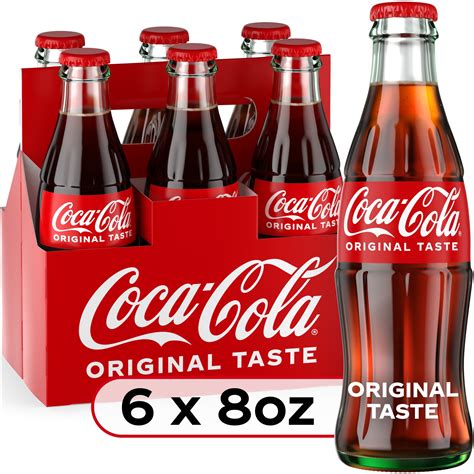 Coca Cola 6 Pack 8 Oz Glass