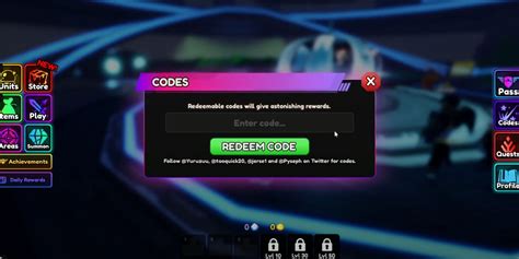 Codes For Anime Vanguards