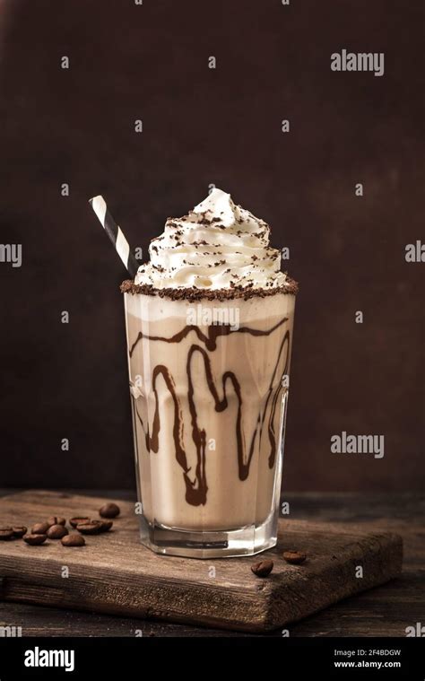 Cold Coffee With Whipped Cream Mudslide Delicious Iced Coffee Drink