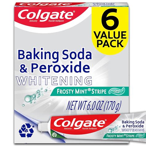 Colgate Baking Soda And Peroxide Whitening Oxygen Bubbles Frosty Mint Fluoride Toothpaste