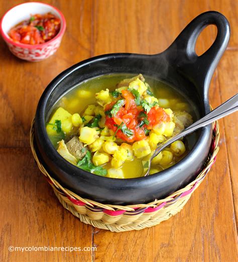 Colombian Yellow Hominy Soup Sopa De Mute My Colombian Recipes