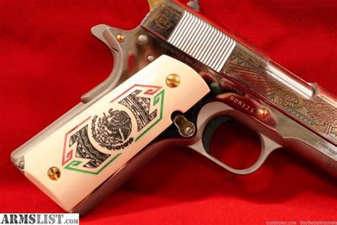 Colt 1911 Mexican Eagle With Flag 38 Super