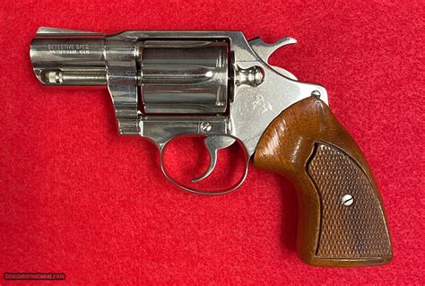 Colt Detective Special 38 Revolver Nickel