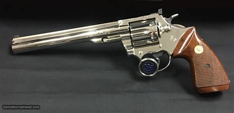 Colt Trooper Mark Iii Nickel 357 Magnum With Special Grips