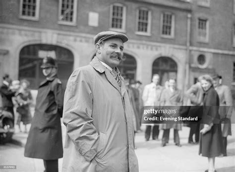 Comedian Jimmy Edwards Outside Bow Street Police Station London News Comedian Jimmy Edwards Outside Bow Street Police Station London News