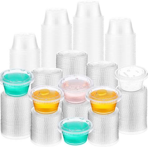 Comfy Package 2 Oz Plastic Disposable Portion Cups Jello Shot Cups
