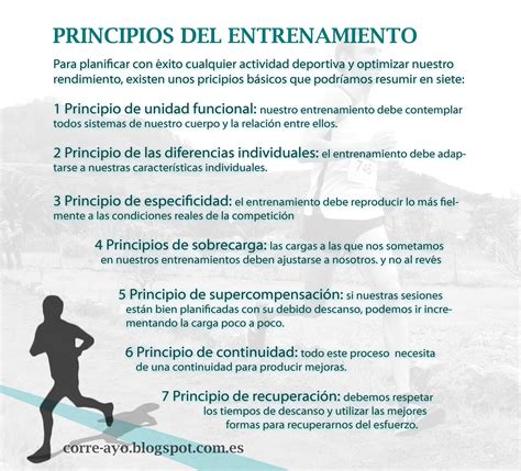 Conoce Los Principios Del Entrenamiento F Sico