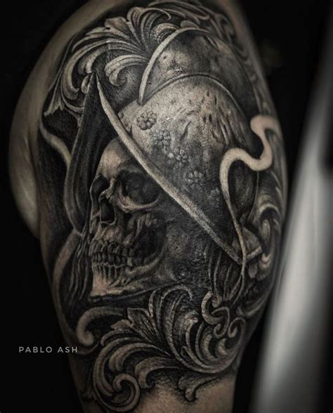 Conquistador Skull Tattoos