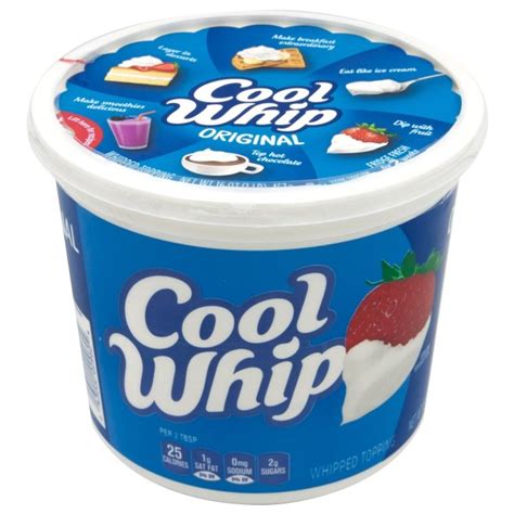 Cool Whip Whipped Non Dairy Tub Frozen Cool Whip Whipped Non Dairy Tub Frozen