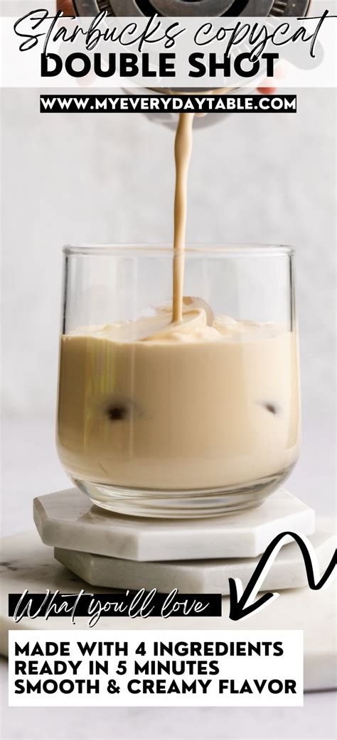 Copycat Starbucks Double Shot Recipe Iced Espresso Drink
