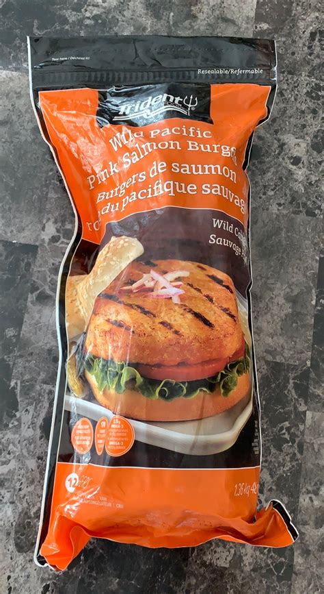 Costco Trident Wild Pacific Pink Salmon Burgers Review