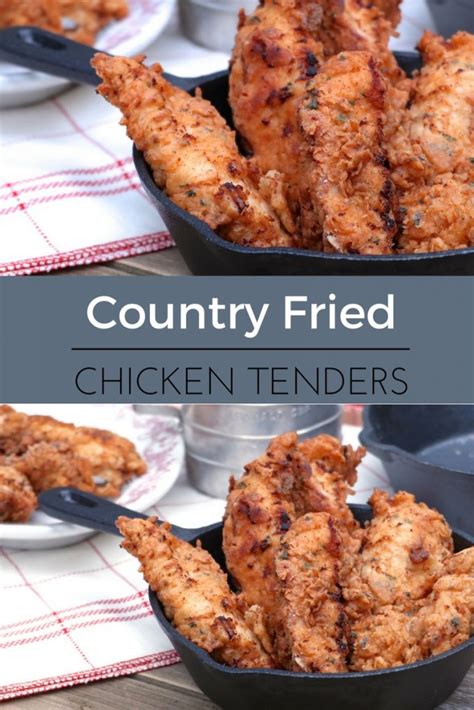 Country Fried Buttermilk Chicken Tenders Divas Can Cook