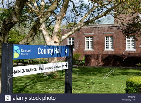 County Hall Dorchester Dorset Stock Photo Alamy
